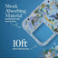 Rifle Paper Clear MagSafe - Dėklas „iPhone 14 Pro Max“ telefonui (Garden Party Blue)