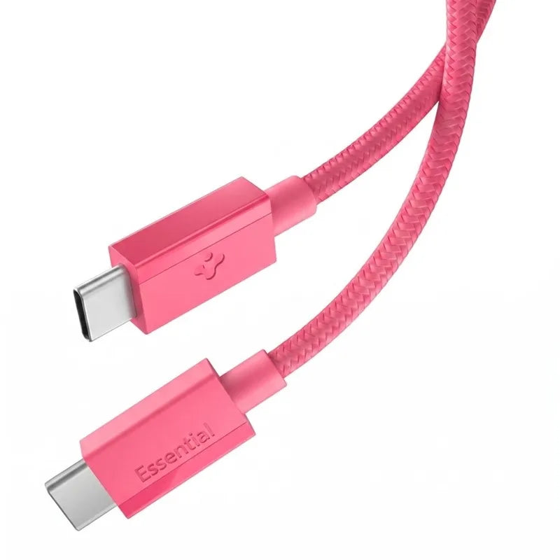 Spigen EB6010CC Essential – USB-C į USB-C laidas 60 W 1 m (rožinis)