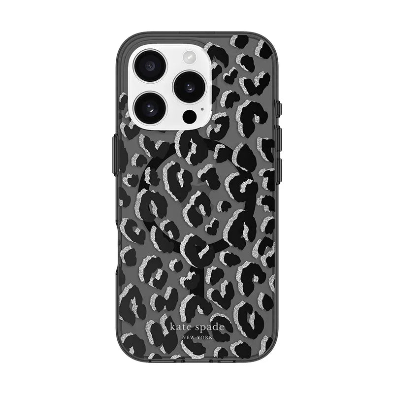 Kate Spade New York apsauginis MagSafe dėklas, skirtas iPhone 16 Pro (City Leopard)