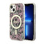 Guess Flower MagSafe – dėklas iPhone 14 (rožinis)