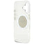 Guess IML Metal Colored Circle Classic Logo MagSafe – dėklas iPhone 16 (pilkas)