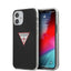 Guess Triangle Logo – dėklas iPhone 12 Mini (juodas)