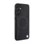 BMW Leather Half Textured & Circle MagSafe dėklas Samsung Galaxy S24+ telefonui (juodas)