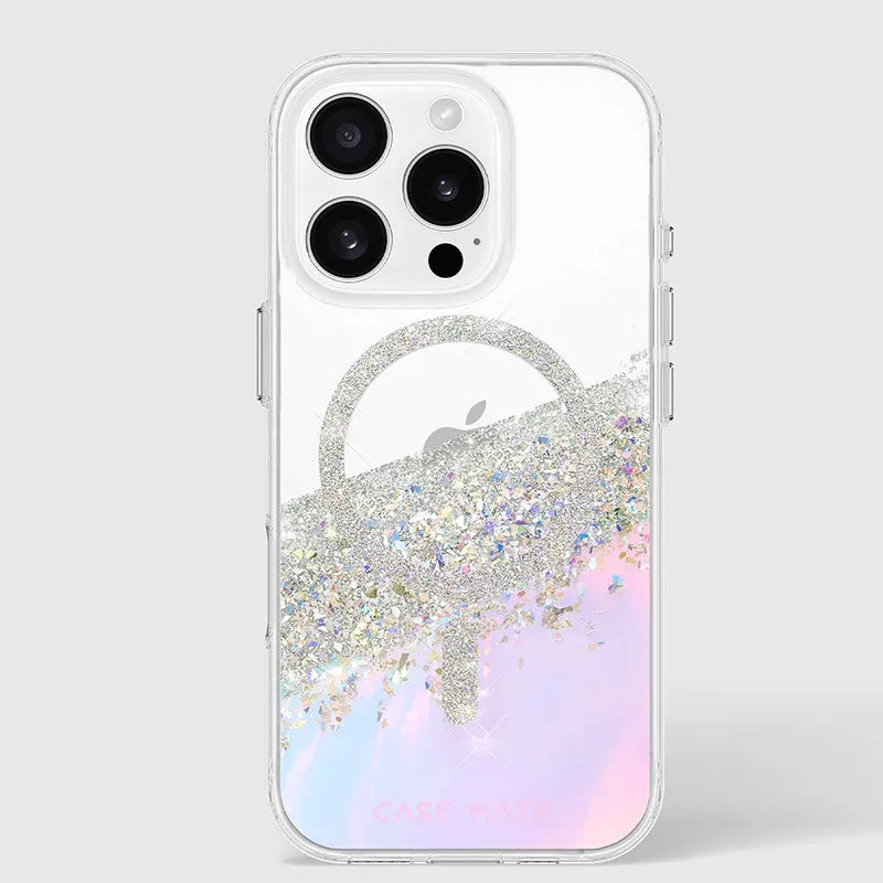 Case-Mate Karat MagSafe – dėklas iPhone 16 Pro (holografinis „Soap Bubble“)