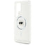 Karl Lagerfeld Button Karl Head Printed Logo MagSafe – dėklas Samsung Galaxy S25 Ultra (baltas)