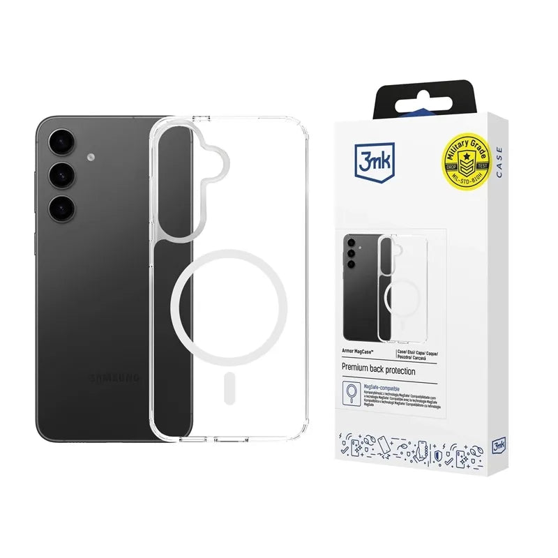 3mk Armor MagCase – dėklas Samsung Galaxy A17 4G/5G (skaidrus)