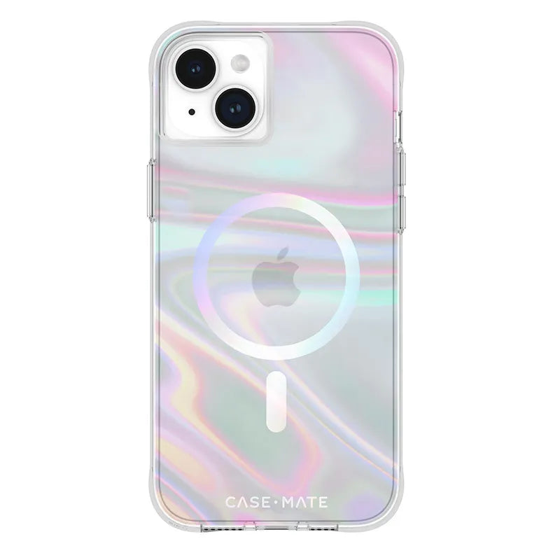 Case-Mate Soap Bubble MagSafe - dėklas iPhone 15 Plus (vaivorykštinis)