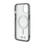 BMW Silver Ring MagSafe dėklas, skirtas iPhone 14 (skaidrus)