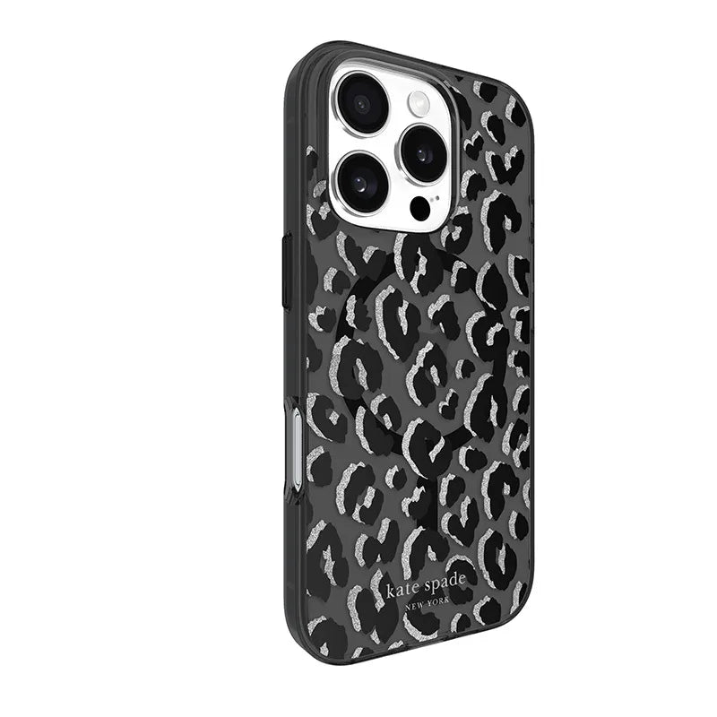 Kate Spade New York apsauginis MagSafe dėklas, skirtas iPhone 16 Pro (City Leopard)