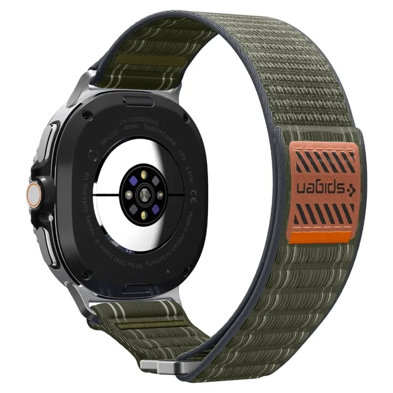Spigen WBF0 apyrankė – dirželis Samsung Galaxy Watch 8 / 8 Classic 40 / 44 / 46 mm (žalia)