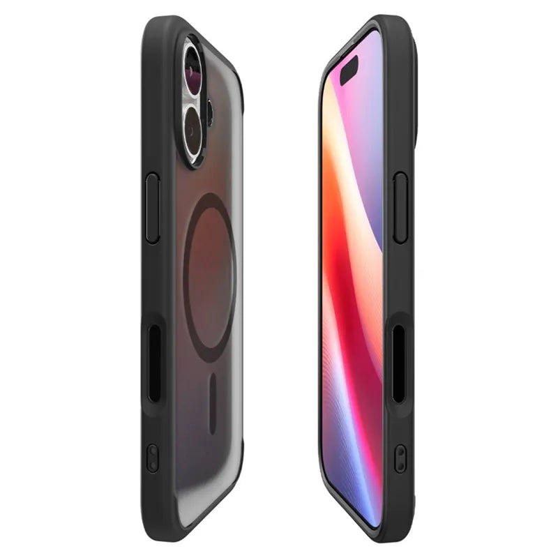 Spigen Ultra Hybrid Mag MagSafe – dėklas iPhone 17 (juodas)