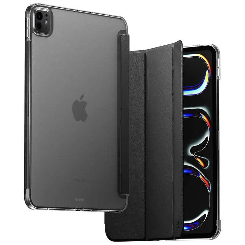Spigen Liquid Air Folio – dėklas iPad Pro 11" (M5, 2025 / M4, 2024) (juodas)