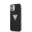 Guess Triangle Logo – dėklas iPhone 12 Mini (juodas)