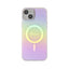 Guess IML Iridescent MagSafe – dėklas iPhone 15 Plus (rožinis)