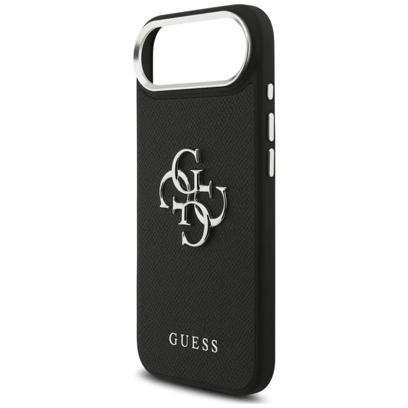 Guess Grained Big 4G Classic Logo - dėklas iPhone Air (juodas)