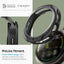 Spigen Liquid Air – dėklas Samsung Galaxy Watch 8 40 mm (matinė juoda spalva)