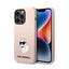 Karl Lagerfeld Silicone NFT Choupette – Dėklas skirtas iPhone 14 Pro (rožinis)