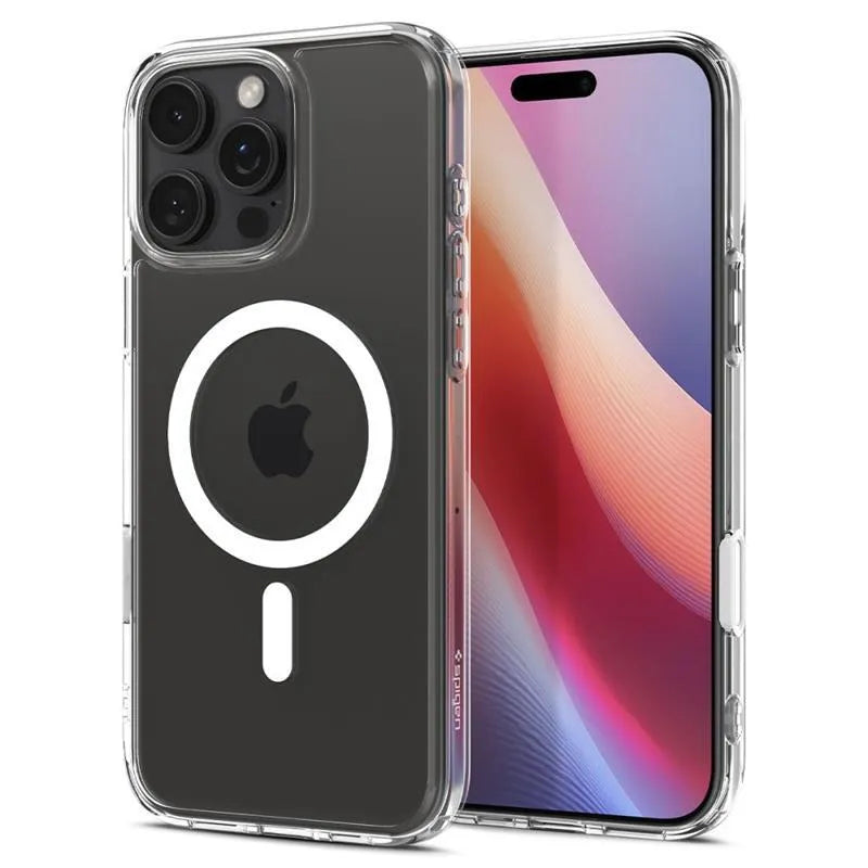 Spigen Ultra Hybrid T Mag MagSafe – dėklas iPhone 16 Pro Max (baltas)