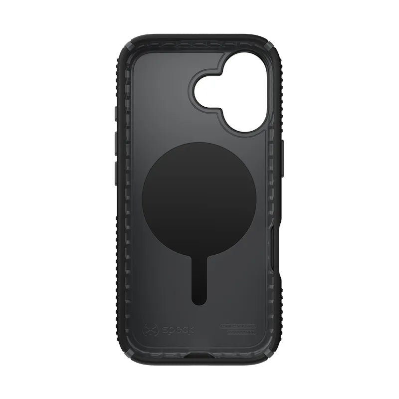 Speck Presidio2 Grip ClickLock & MagSafe – iPhone 17 dėklas (juodas / pilkas / baltas)