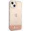 Guess Translucent – dėklas iPhone 14 Plus (rožinis)