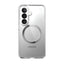Speck Presidio Perfect-Clear Magnet – Samsung Galaxy S26 MagSafe dėklas (skaidrus/sidabrinis)