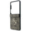 Guess Big 4G Logo – dėklas Samsung Galaxy Z Flip 8 (rudos spalvos)