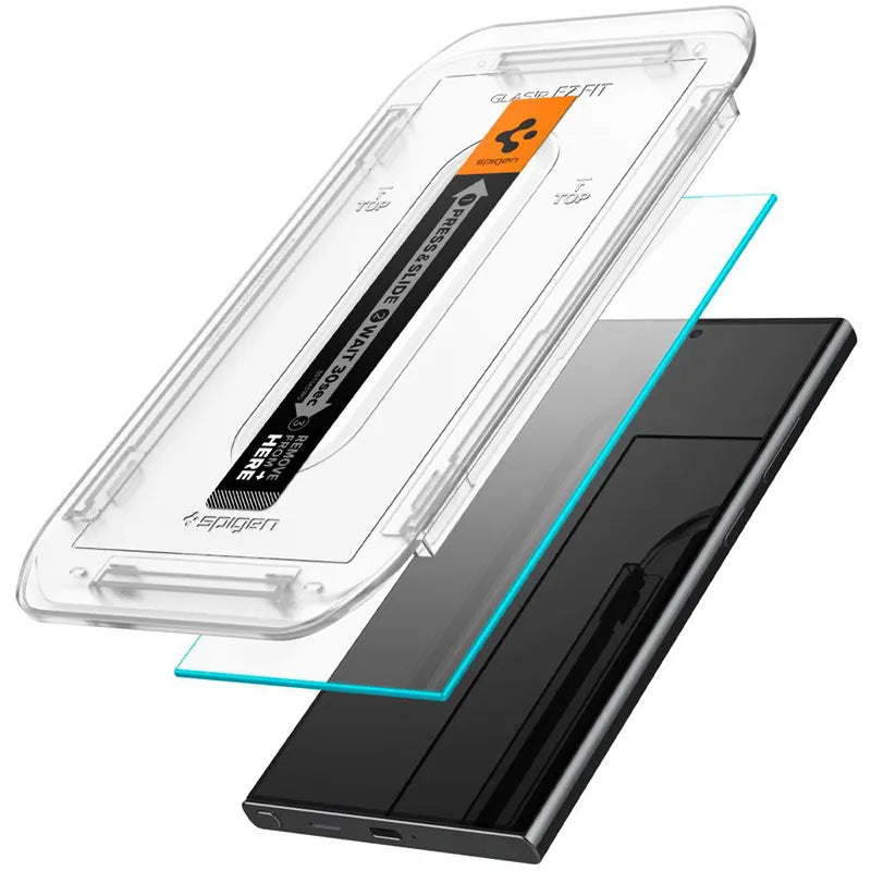 Spigen GLAS.TR EZ FIT 2 pakuotė – grūdintas stiklas, skirtas Samsung Galaxy S24 Ultra (2 vienetai)