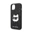 Karl Lagerfeld NFT Glitter Choupette Patch – dėklas iPhone 14 Plus (juodas)