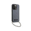 Karl Lagerfeld Saffiano Monogram Chain – dėklas, skirtas iPhone 14 Pro (sidabrinis)