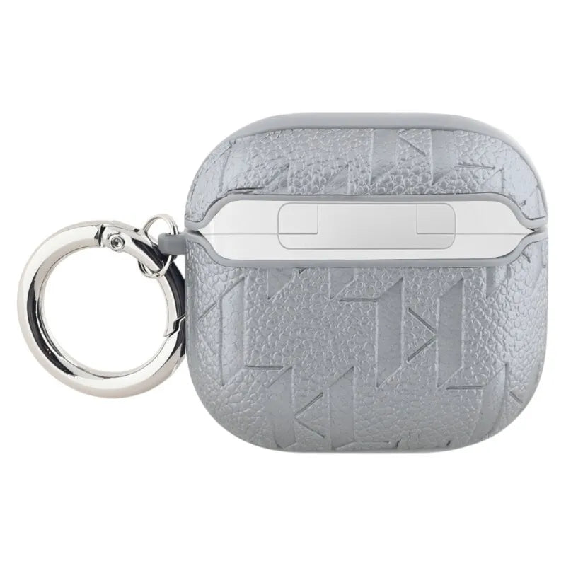 Karl Lagerfeld Monogram Karl Head – AirPods 4 dėklas (sidabrinis)