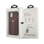 „BMW Leather Curve Perforate HC“ dėklas, skirtas „iPhone 13 mini“ (raudonas)