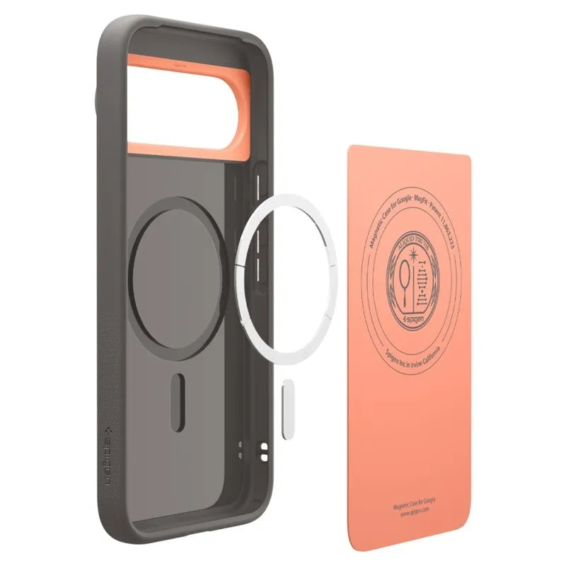 Spigen Nano Pop Mag MagSafe – dėklas Google Pixel 10 Pro XL (Papaya Gray)