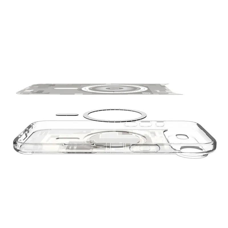 Spigen Ultra Hybrid Mag MagSafe – dėklas iPhone Air (Zero One Natural Titanium)