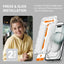 „Crong EasyShield“ 2-Pack – grūdintas stiklas „iPhone 16 Plus“ / „iPhone 15 Plus“ (2 vnt.)