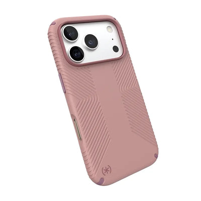 Speck Presidio2 Grip MagSafe dėklas, skirtas iPhone 18 Pro / 17 Pro (Quiet Blush)
