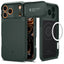 Spigen Optik Armor Mag MagSafe – dėklas iPhone 17 Pro (Abyss Green)
