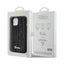 Guess Sequin Script Metal dėklas iPhone 14 (juodas)