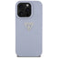 Guess Hot Stamp 4G Pattern Triangle Metal Logo – dėklas iPhone 16 Pro (violetinis)