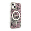 Guess Flower MagSafe – dėklas iPhone 14 (rožinis)