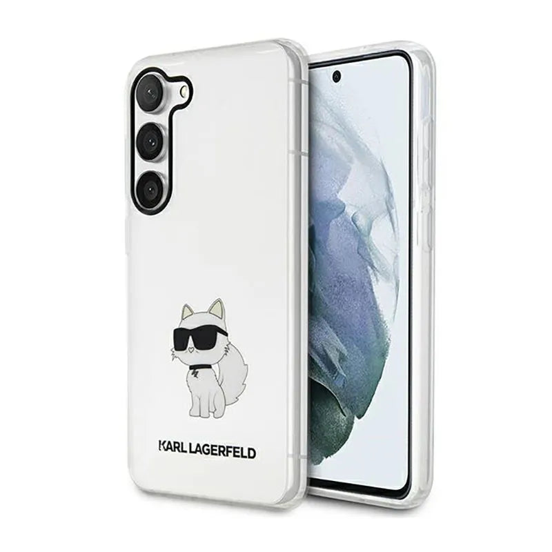 Karl Lagerfeld IML NFT Choupette – dėklas Samsung Galaxy S23+ (skaidrus)