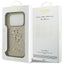 Guess Fixed Glitter Big 4G - Dėklas iPhone 17 Pro (auksinis)