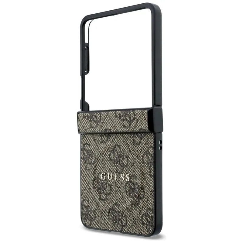 Guess 4G Classic MagSafe – Samsung Galaxy Z Flip 8 dėklas (rudas)
