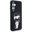 Karl Lagerfeld Silicone Graffiti Ikonik Printed Logo MagSafe dėklas Samsung Galaxy S25 (juodas)