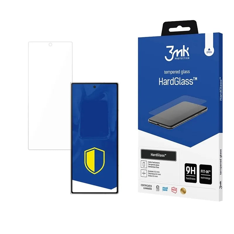 3mk HardGlass – grūdintas stiklas Samsung Galaxy Z Fold 7 (priekinis)
