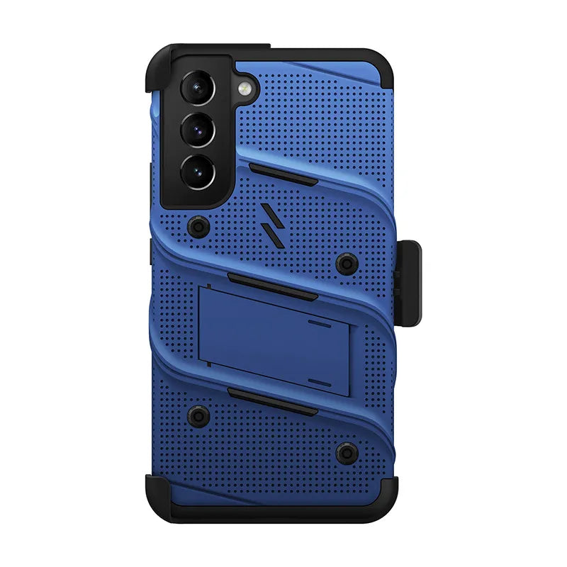 ZIZO BOLT komplektas Samsung Galaxy S22+ dėklas – mėlynas ir juodas