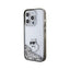 Karl Lagerfeld Liquid Glitter Choupette – iPhone 15 Pro Max dėklas (skaidrus)