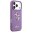 „Guess Fixed Glitter Big 4G“ – dėklas „iPhone 17 Pro“ (alyvinis)