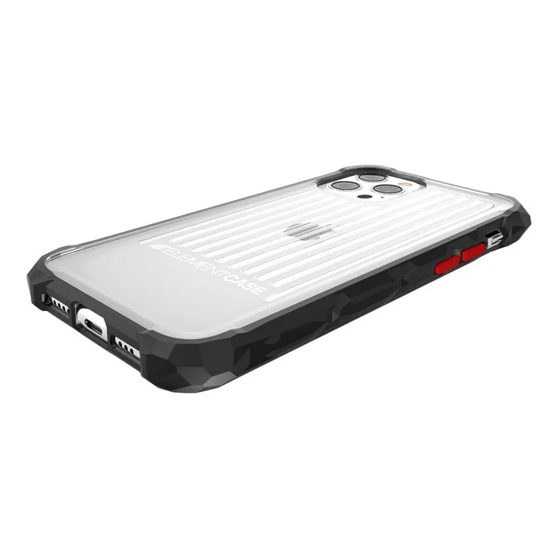 Element Case Special Ops – dėklas iPhone 13 Pro (karinio lygio apsauga nuo kritimo) (skaidrus / juodas)
