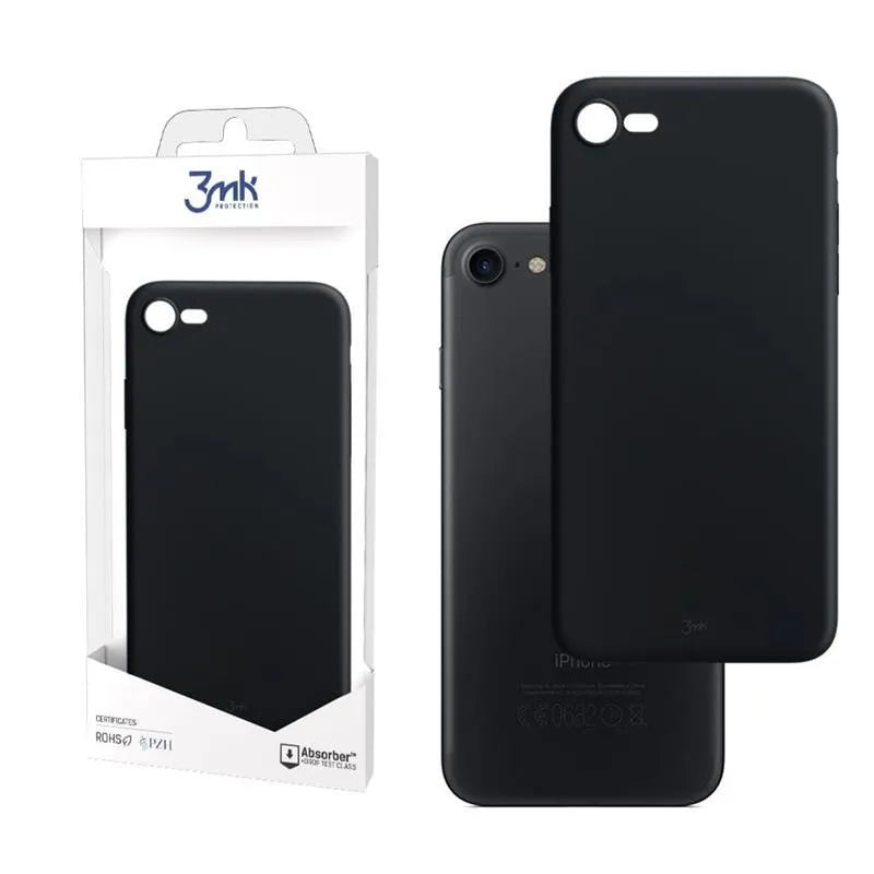3mk Matt Case – dėklas, skirtas Apple iPhone SE 2020 / 2022 (juodas)