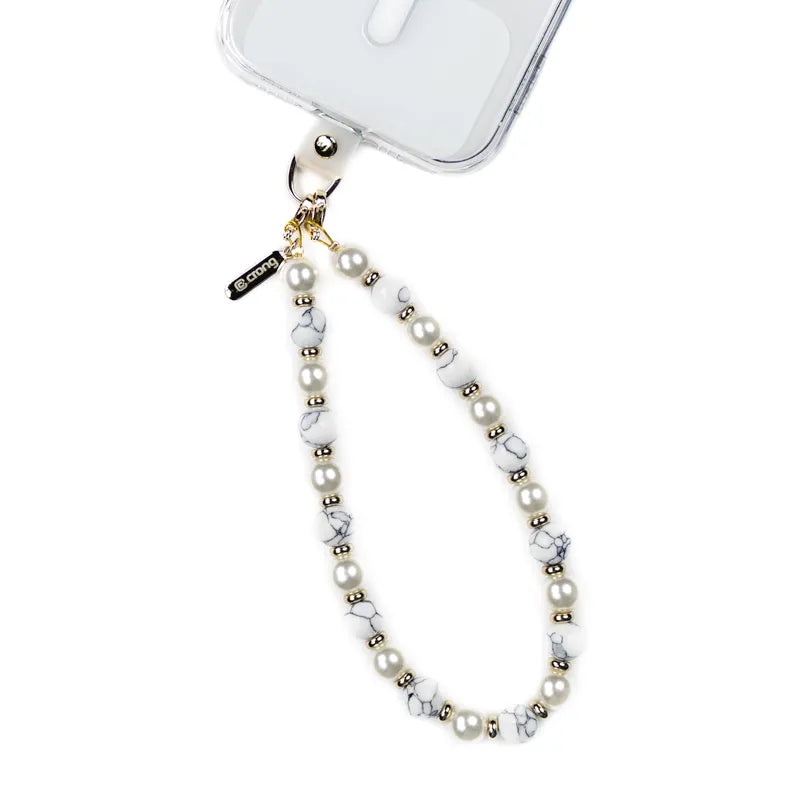 Crong Phone Charm – telefono pakabukas su virvute (Marble Beads)
